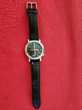 Stauer P14824A-BLK 22 Jewels Automatic Wristwatch - Black Dial
